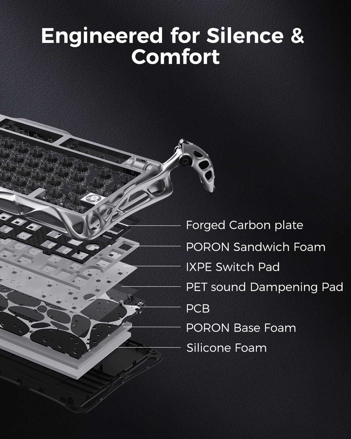 GravaStar Mercury V75 Pro HE wired 75% keyboard, Hall effect switches, 8000Hz, RGB cyberpunk design.