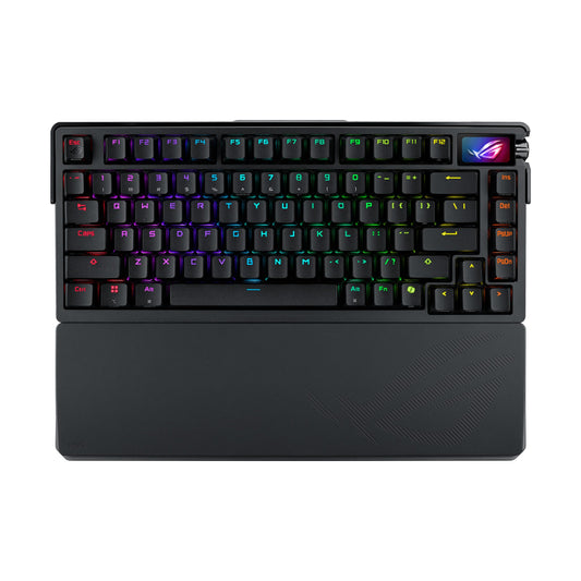 ASUS ROG Azoth Extreme 75% wireless keyboard, aluminum + carbon, OLED screen, RGB, hot-swap.