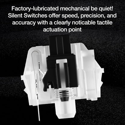 be quiet! Dark Mount mechanical keyboard, silent switches, detachable numpad, ARGB, PBT keycaps.