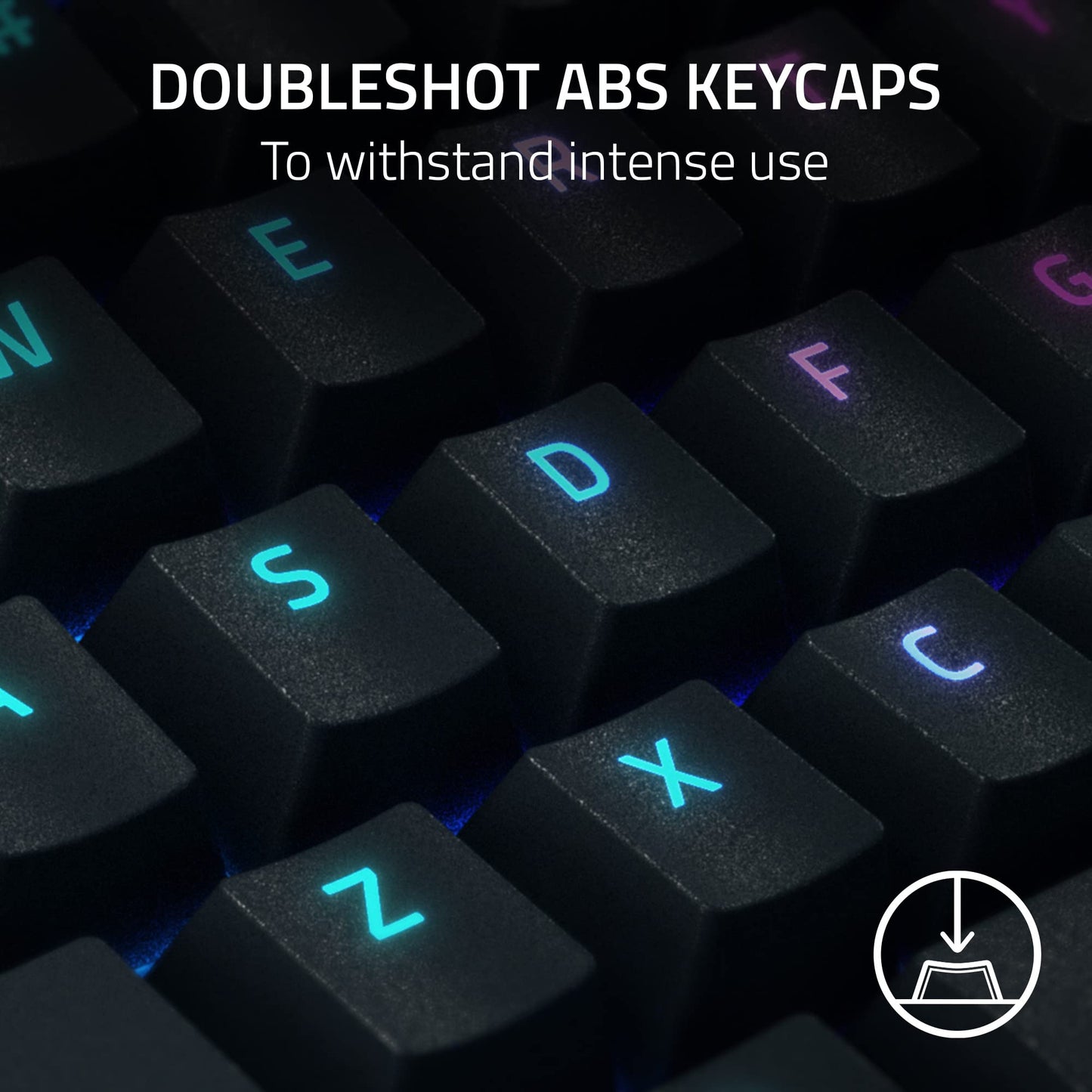 Razer BlackWidow V4 Pro wired keyboard, tactile switches, RGB, wrist rest, command dial.