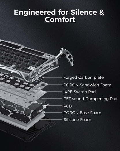 GravaStar Mercury V75 Pro HE wired 75% keyboard, Hall effect switches, 8000Hz, RGB cyberpunk design.