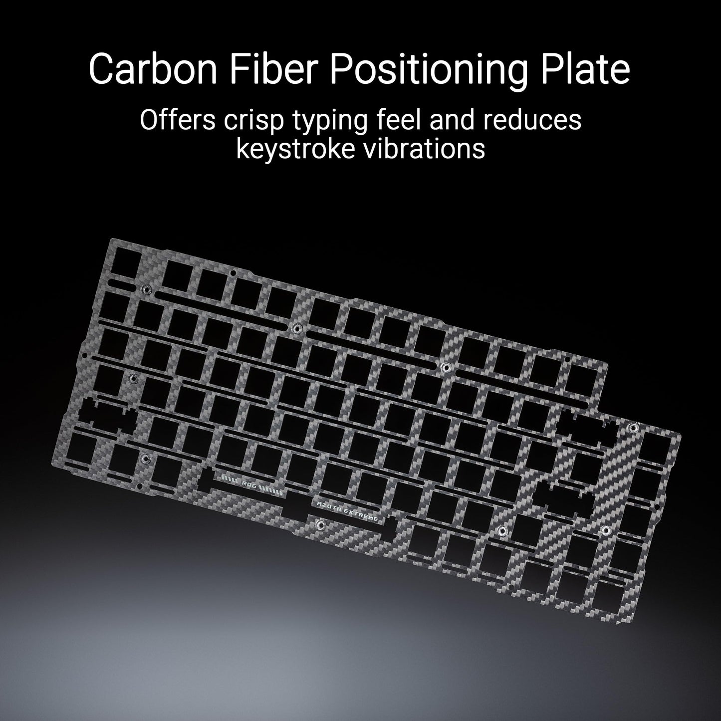 ASUS ROG Azoth Extreme 75% wireless keyboard, aluminum + carbon, OLED screen, RGB, hot-swap.