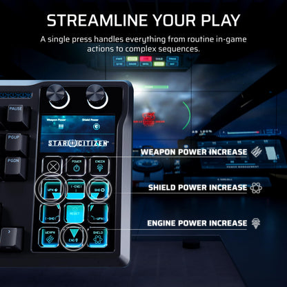 Corsair Galleon 100 SD RGB wired keyboard, Stream Deck integration, hotswap, RGB, 8000Hz.