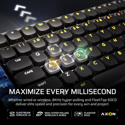 Corsair Vanguard AIR 99 low-profile wireless gaming keyboard, 99% layout, OPX switches, RGB, 8000Hz.